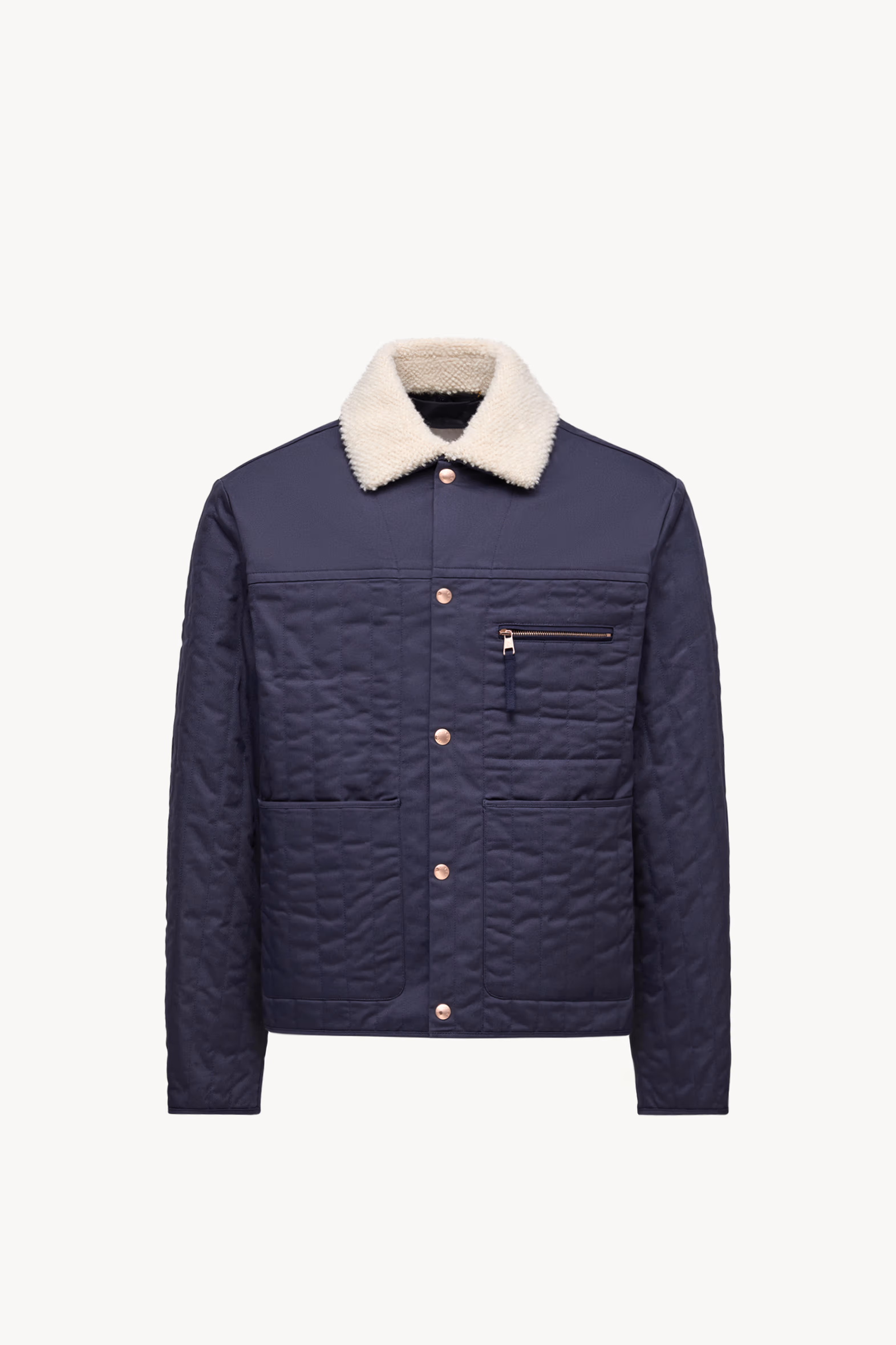 Moncler x Gilga Farm Designed by Donald Glover Kishus Padded Shirt Jacket Men Navy Blue Moncler 2